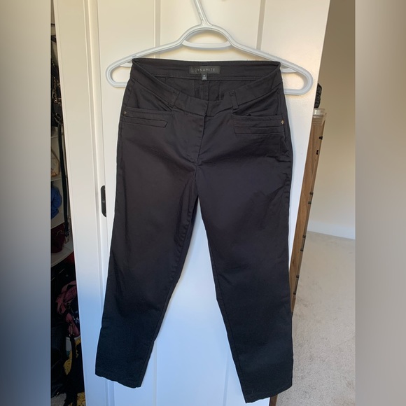 Dynamite Black Ankle-Length Slim Pants - Picture 2 of 7